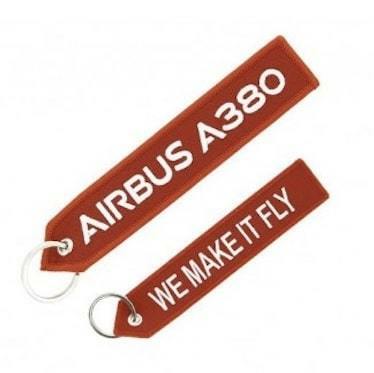 【お得なセット】AIRBUS A380 “WE MAKE IT FLY”エアバス フライトタグ A380 キーホルダー Crewtag クルータグ 5本セット