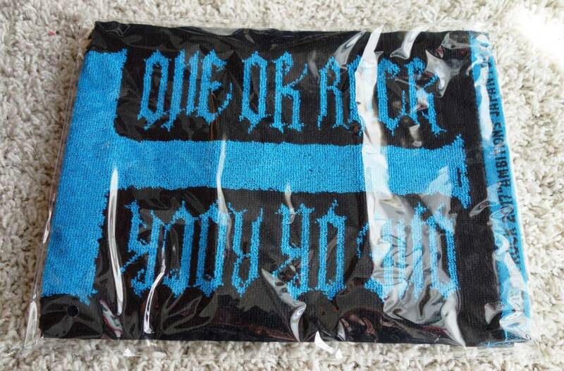 ONE OK ROCK 2017 “Ambitions” JAPAN TOUR イエロー BLUE 青色 マフラータオル ワンオクロック 新品未開封品