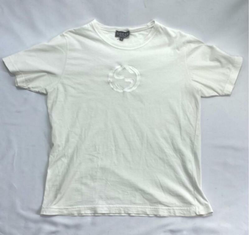 USED グッチ GUCCI 半袖 Tシャツ Mサイズ ホワイト