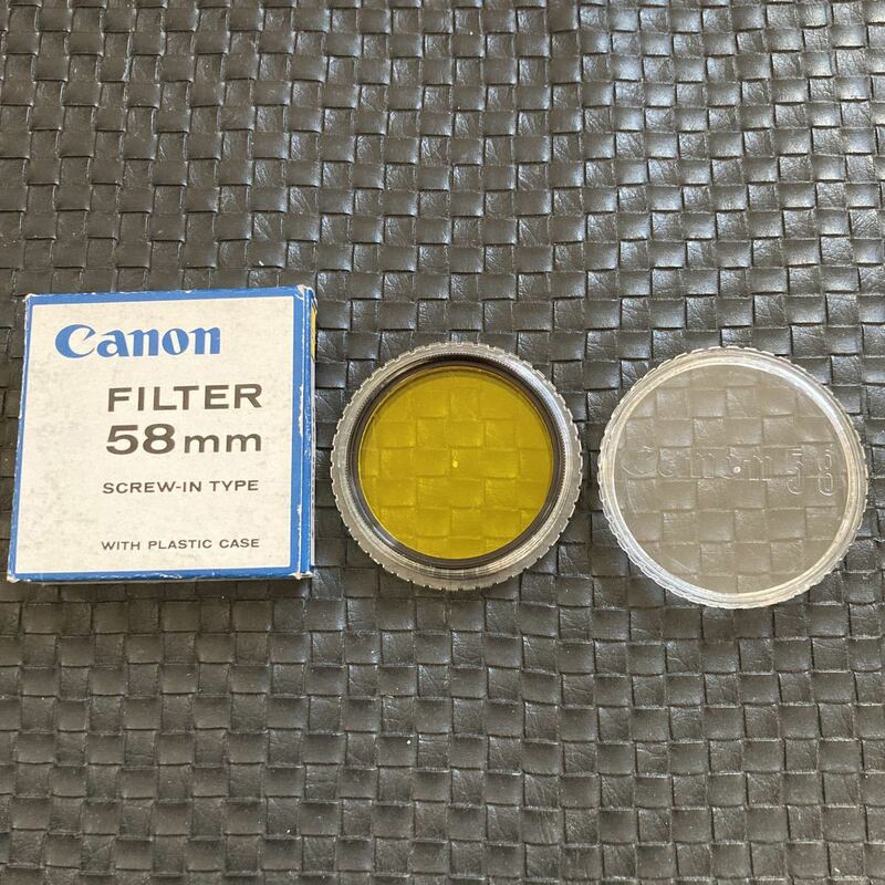 【送料無料】キヤノン Canon Y3 2x 58mm フィルター　ケース箱つき