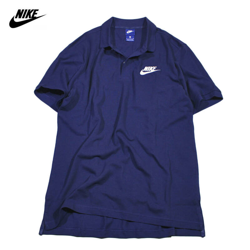 【新品】ナイキ マッチアップ 半袖 ポロシャツ【429：紺】S トレーニング ゴルフ ピケ NIKE