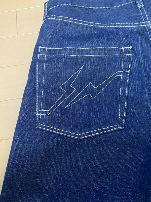 希少！美品 FRAGMENT DESIGN×LEVI'S Fenom　FM505-54SV DISCO Ⅰ SILVER Stitch Rigid　藤原ヒロシ