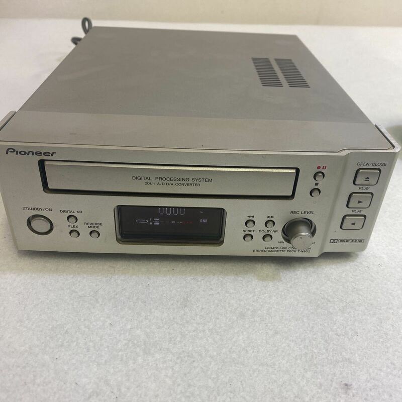 Pioneer パイオニアT-N902 高音質 カセットデッキ　動作品　本体、電源ケーブル