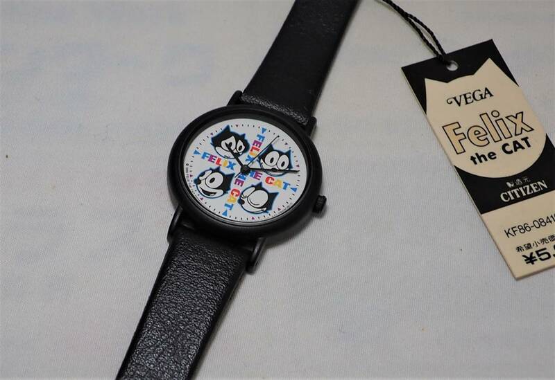 *未使用品　レトロ　CITIZEN-VEGA クォーッ時計　Felix　the CAT 