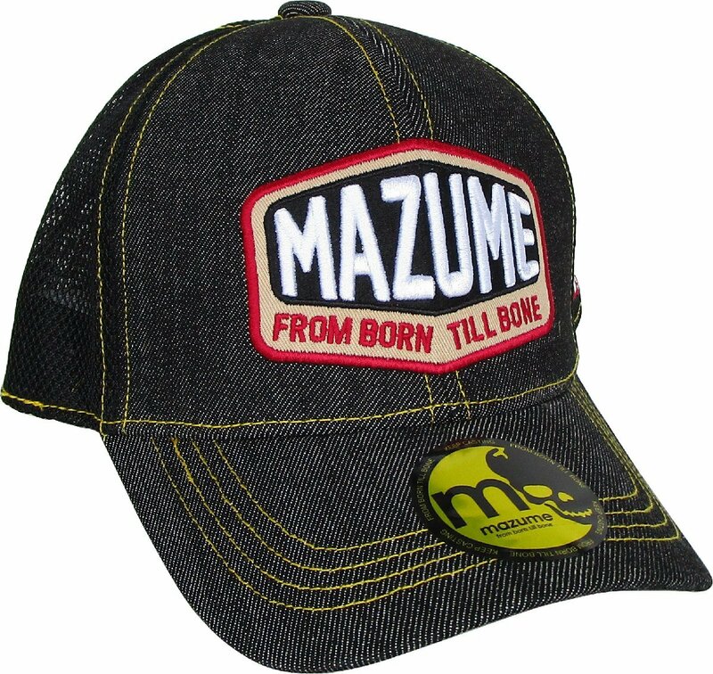 オレンジブルー mazume ベースボールキャップ II MZCP-602/ブラック×ブラック