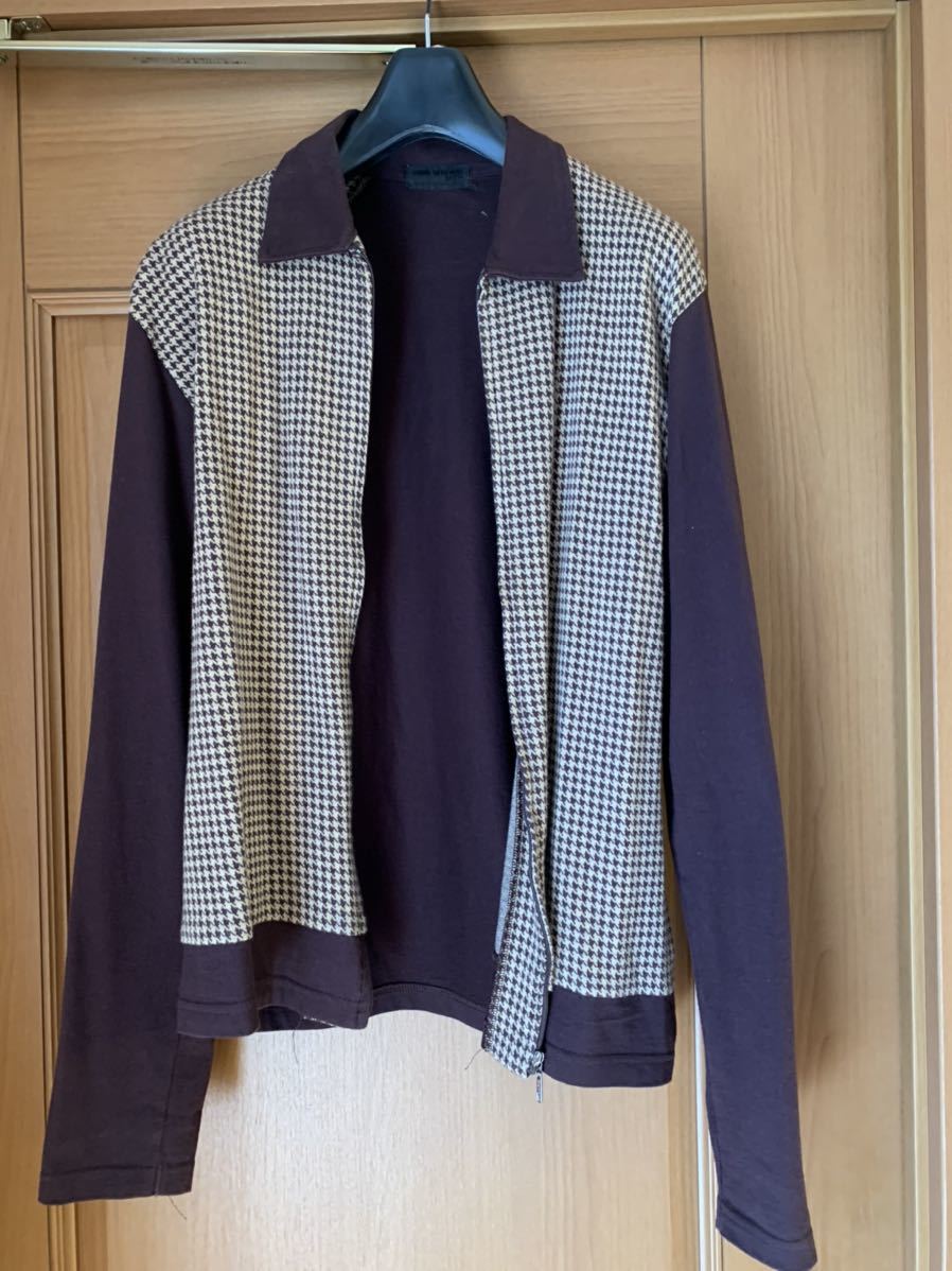 ☆超美品☆コムサデモード　ブラウン千鳥格子ブルゾン 　M程度　即日発送 COMME CA DU MODE　日本製