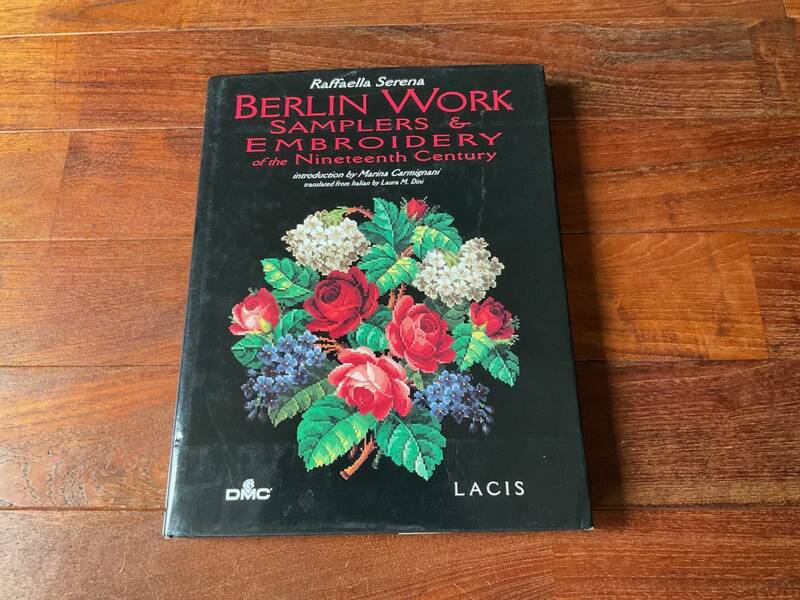 希少BERLIN WORK クロスステッチ　ばら　ROSES　チャート 図案　本　プチポアン　ニードルポイント　DMC　刺繍　