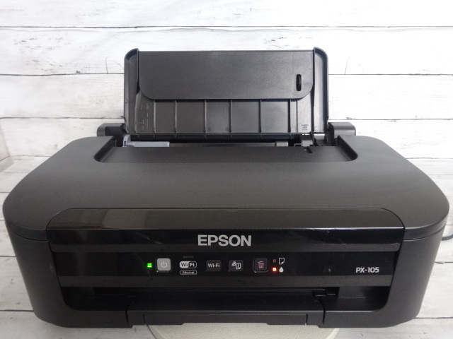 7628★ EPSON インクジェットプリンター PX-105 エプソン 2019年製 通電確認のみ 