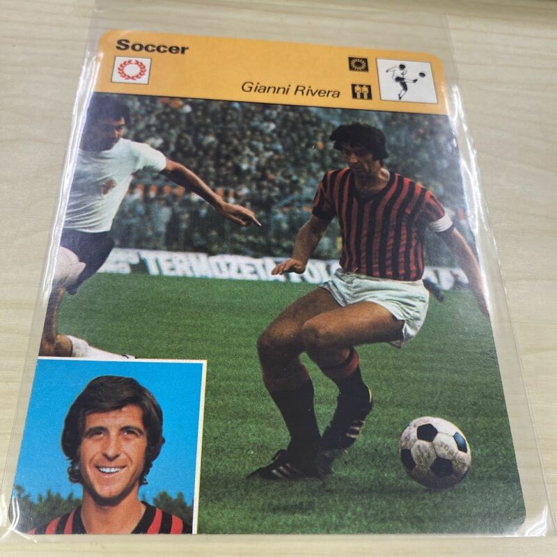 1978 SportsCasterCard Gianni Rivera AC Milan Italy National Team ジャンニ　リベラ　ミラン　イタリア代表