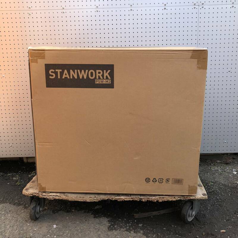 【折り畳み 昇降式 パソコンテーブル テレワーク スタンディングテーブル TV台 stanwork psw-m2 腰痛 デスクワーク 疲労軽減】