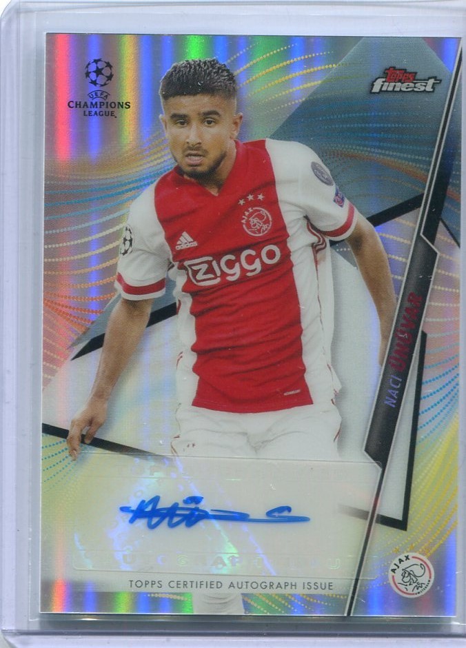 2020-21 Topps Finest UCL Naci Unuvar Auto 直筆サイン