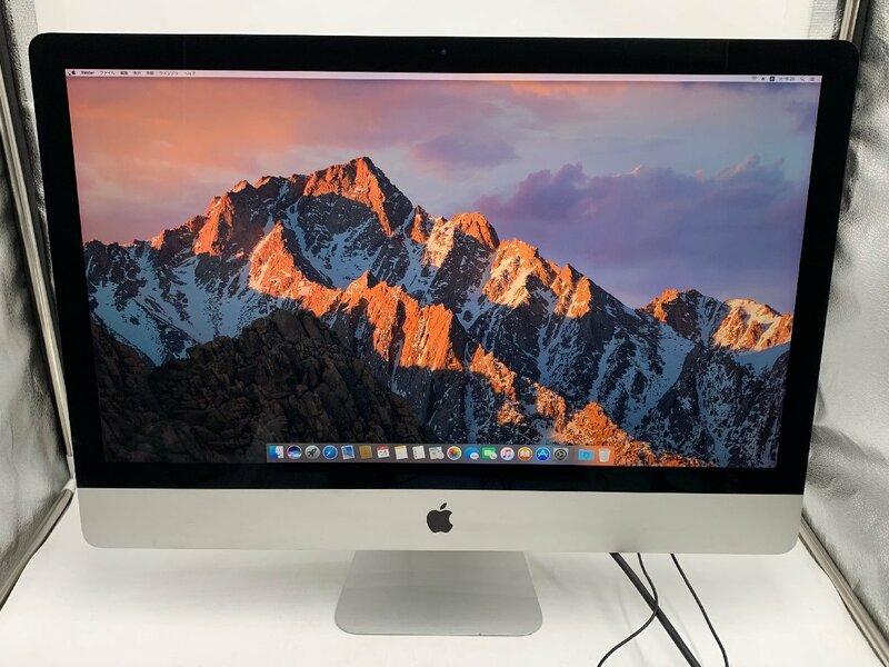 27インチ Apple iMac(Retina 5K, 27-inch ,2017) A1419 Core i7/4.2GHz RAM:16GB/SSD28+HDD1TB Radeon Rro 575 4096MB 動作品