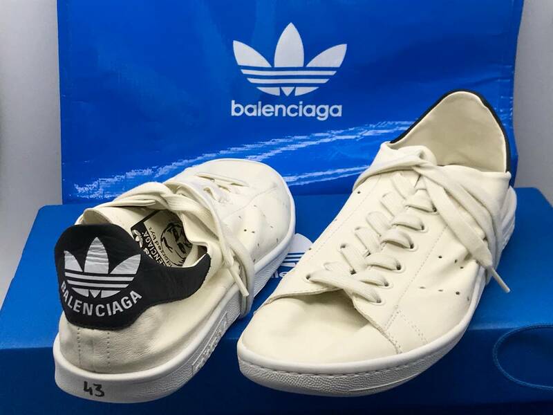 【ショップ販売終了/新品/付属品完備】Balenciaga/Adidas/Stan Smith/バレンシアガ/アディダス/スタンスミス/サイズ43/28.5cm