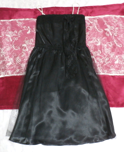 黒レースキャミソールワンピースドレス Black lace camisole onepiece onepiece dress