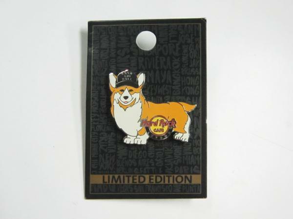 ハードロックカフェ ロンドン ピンズ ピンバッジ コーギー 犬 HRC Hard Rock Cafe London pin Corgi dog LIMITED EDITION 500