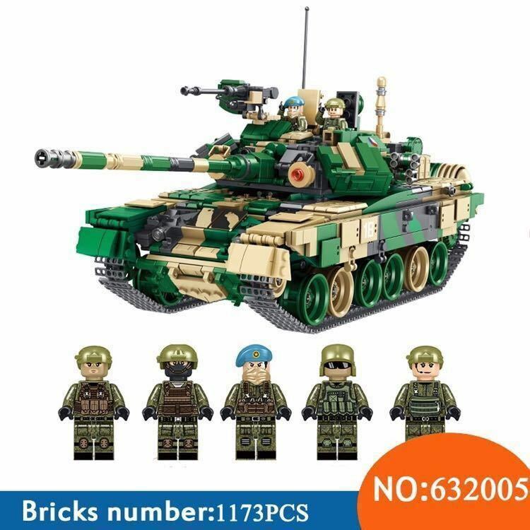 ★レゴ互換 T90 戦車　ロシア軍