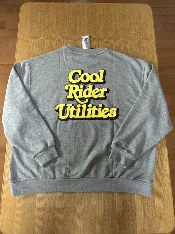 CRU スウェットシャツ グレー M トレーナー Cool Rider Utilities