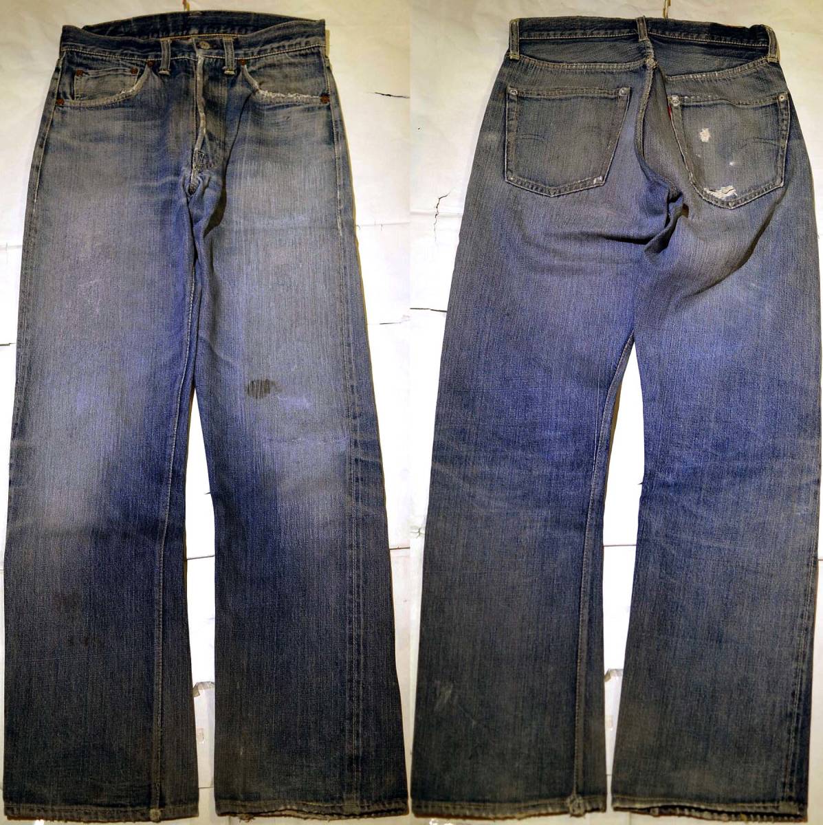 v410/LEVIS501XX 1947 片面タブ 革パッチ 40's ヴィンテージ