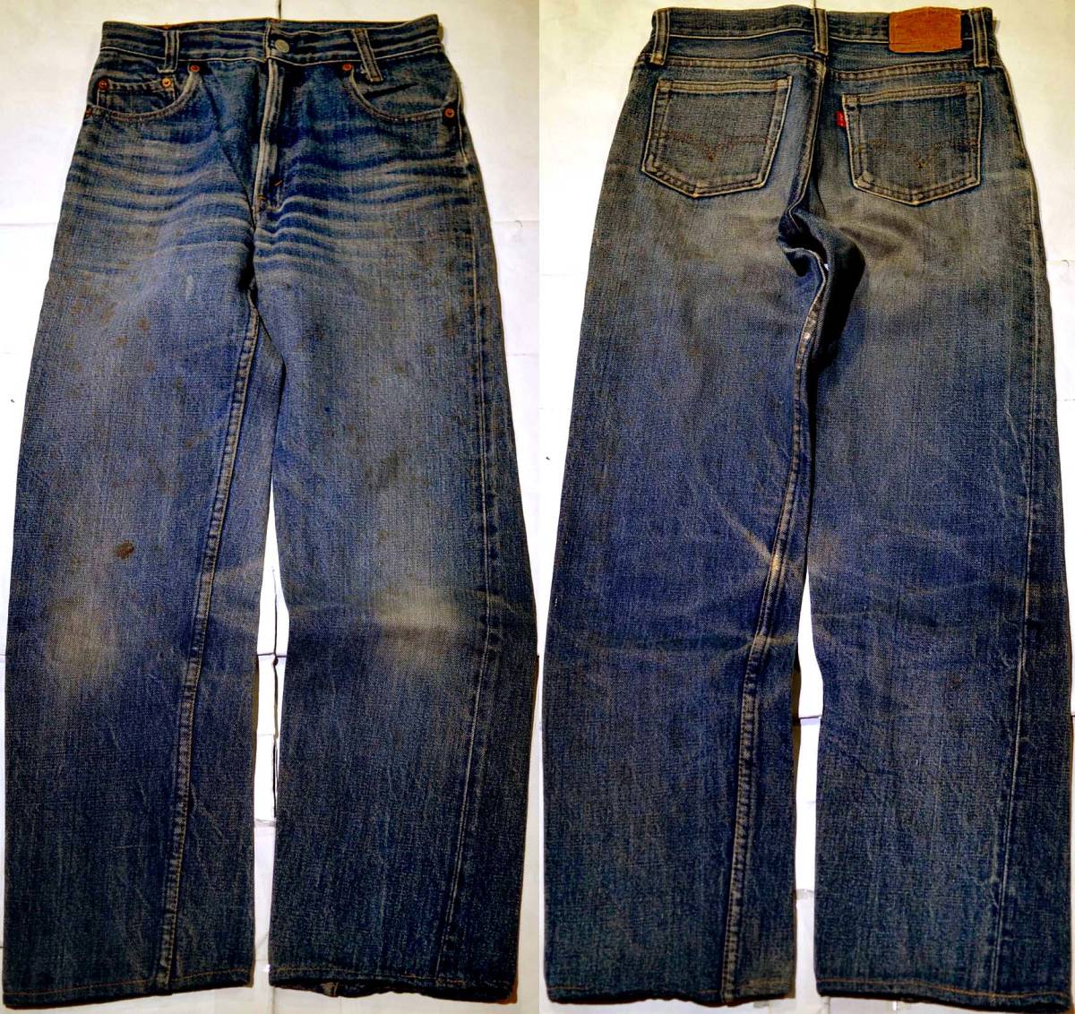 v388/LEVIS302 66前期 激ヒゲ！ 程度良好 ヴィンテージ '76.11