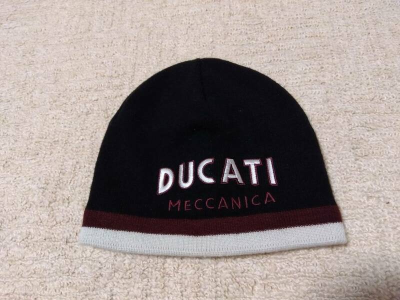ドゥカティ DUCATI MECCANICA ニット帽 ニットキャップ ドゥカティメカニカ