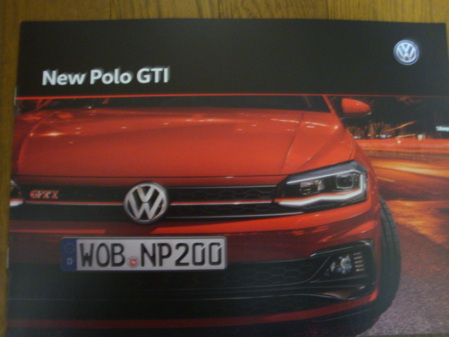 ★VW　POLO　GTI　フォルクスワーゲン　ポロ　GTI　カタログ　2018年6月版　全6P　　美品