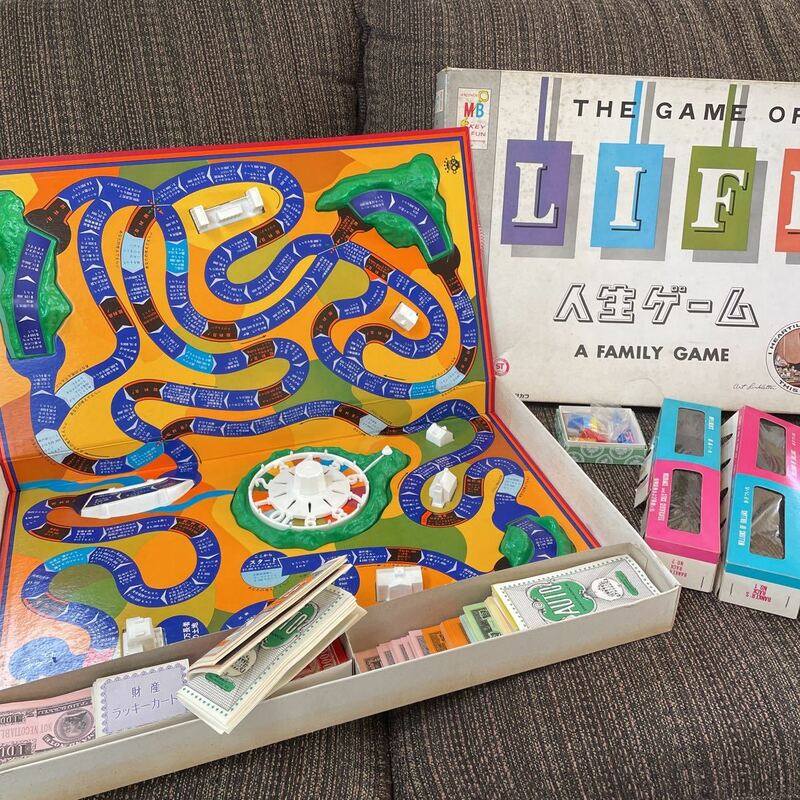 【人生ゲーム 】ボードゲーム タカラ ファミリーゲーム アメリカンゲーム セット おもちゃ パーティーゲーム