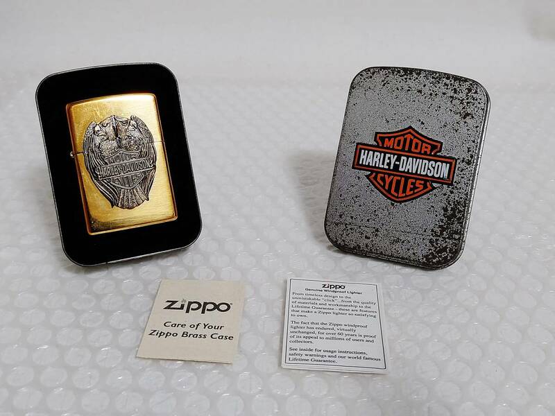 展示品+廃盤品　Zippo　HARLEY-DAVIDSON　1996　ハーレーダビッドソン