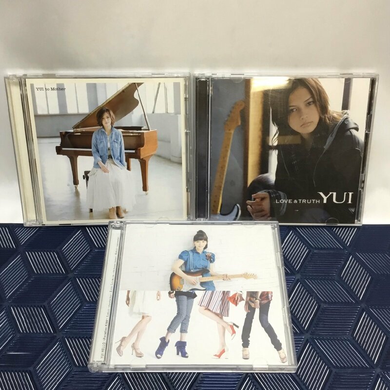 【CD/中古現状品/CSH】YUI HELLO ～paradise Kiss～/LOVE＆TRUTH/to Mother 3枚セット　MZ0223