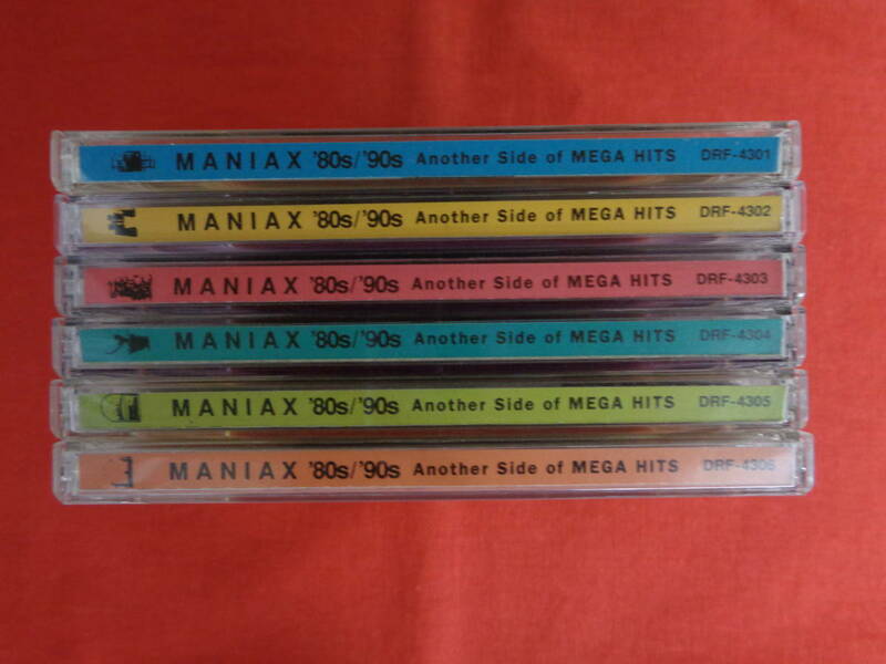 CD 6枚セット MANIAX '80s/'90s Another Side of MEGA HITS　中古品　即決
