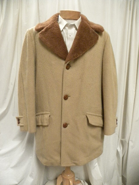 |o_o|Pendletonペンドルトン(1n)冬vintage70sロングジャケット170-175cm