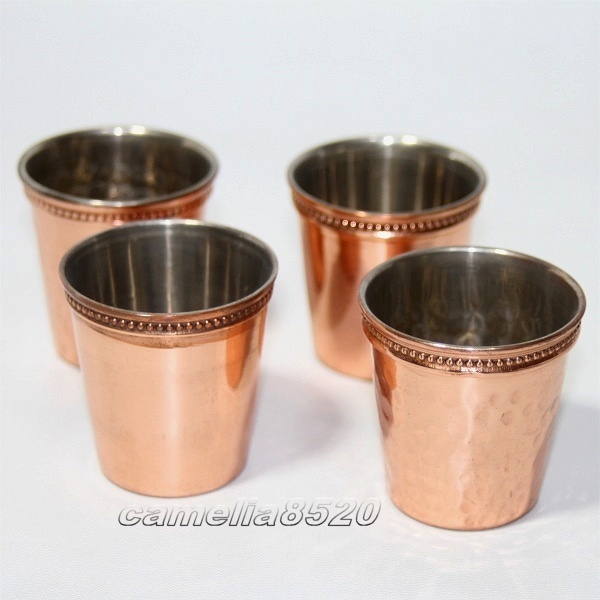 MIKASA 銅製品 真鍮 ワイングラス ワインカップ 4点まとめて インド製 金属工芸 酒器 未使用 展示品