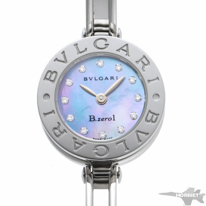 BVLGARI ブルガリ B-ZERO1 ビーゼロワン ウォッチ クォーツ Mサイズ ダイヤ BZ22S SS レディース 時計 2210343