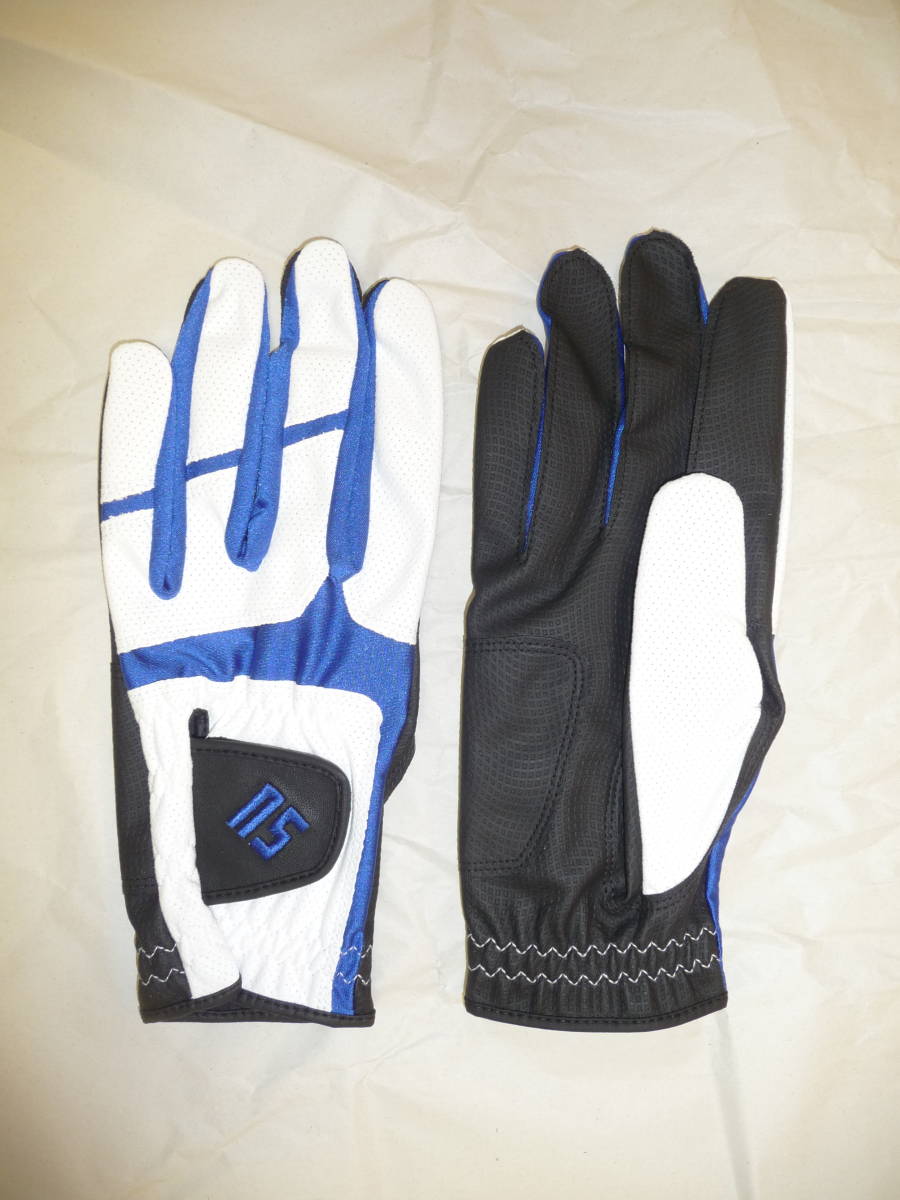 ホワイト・ブルー Lサイズ パークゴルフ グローブ（クール＆ドライ）JPN-030NS　NORTHWAYSPORTS 