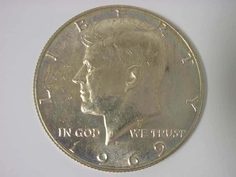 アメリカ合衆国 HALF DOLLAR ハーフドル 50セント 1969年 硬貨・コイン 214