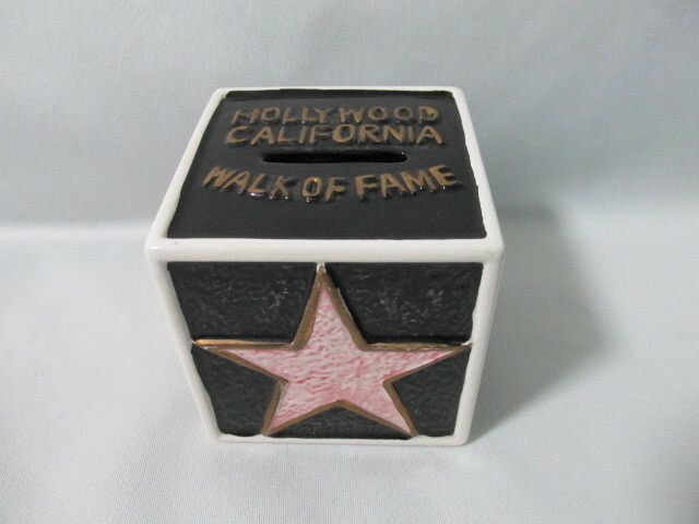 《激レア・50’ｓコレクション》ハリウッド　カリフォルニア　星　スター　貯金箱　インテリア　置物　小物　ビンテージ　ロカビリー