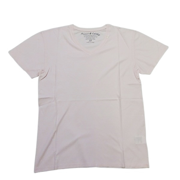Project e vintage プロジェクトイー ヴィンテージ Tシャツ サイズM ピンク メンズ ファッション 【未使用品】