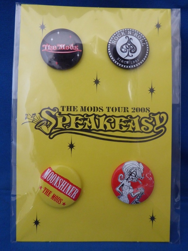 レア!The MODS/ザ モッズ[ステッカー＆バッチ(バッジ)セット]2008/SPEAKEASY/森山達也/北里晃一/苣木寛之/佐々木周/シール/グッズ/新品