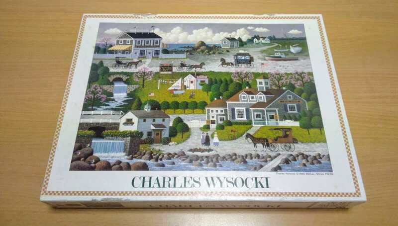 CHARLES WYSOCKI チャールズ・ワイソッキー クリケットホーク ハーバー ジグソーパズル 2014ピース 内袋未開封 未組み立て やのまん