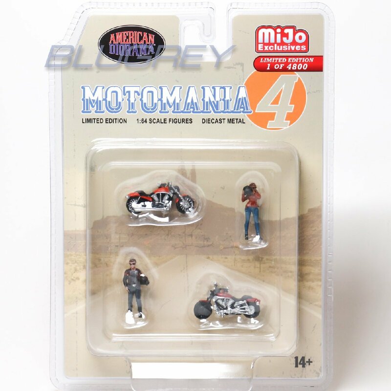 アメリカン ジオラマ 1/64 フィギア モトマニア 4 バイカー American Diorama Figure Motomania 4 Mijo限定