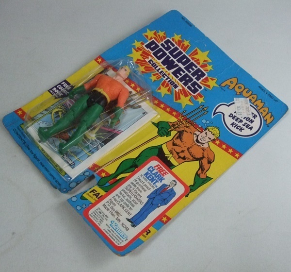 Vintage 80s Kenner SUPER POWERS AQUAMAN アクアマン フィギュア・人形　未開封品 ビンテージ DCコミック BATMAN オールドケナー 