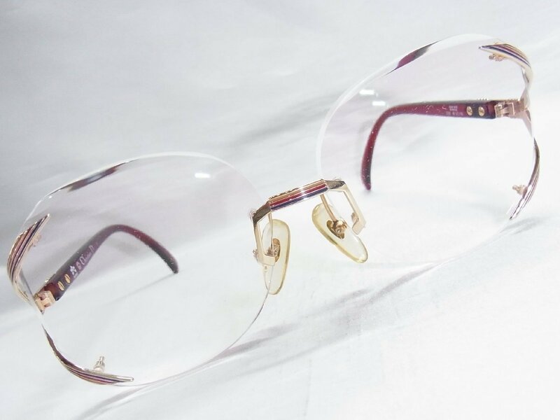 クリスチャン・ディオール Christian Dior レディース 眼鏡フレーム （度入り） 2289 49 57□16 良品