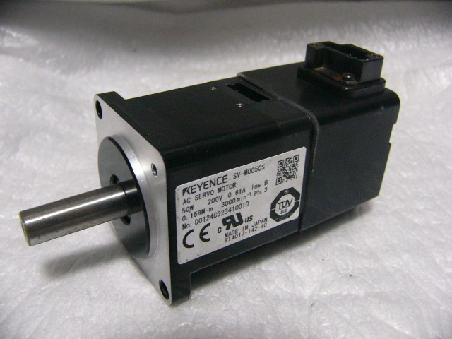 ★動作保証美品★ KEYENCE SV-M005CS ACサーボモーター 50W ストレート軸