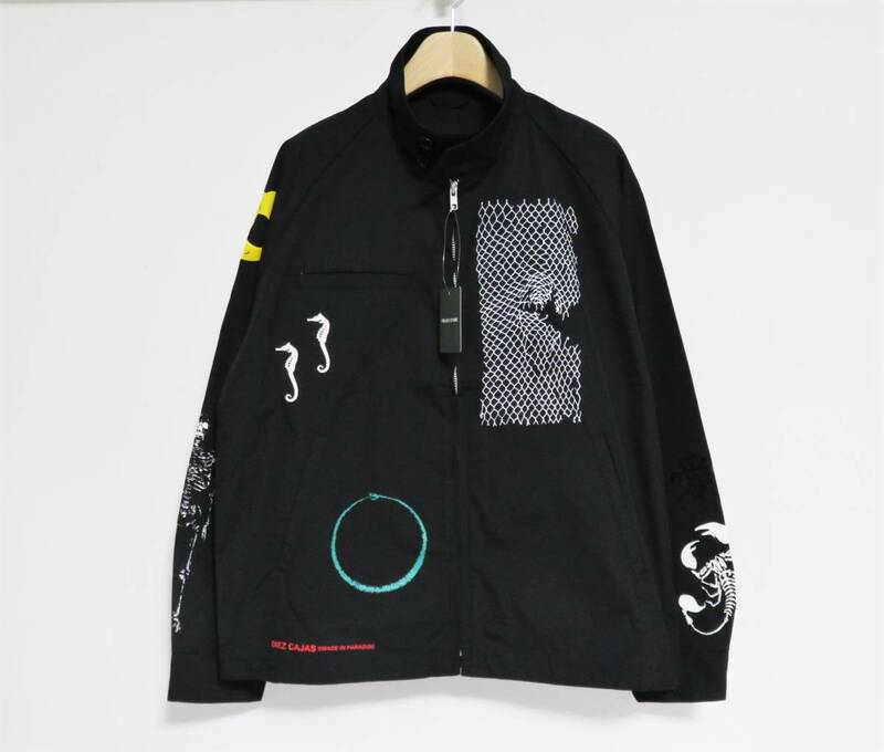 送料無料 定価3.9万 新品 TENBOX Memorial jacket M ブラック 10匣 テンボックス メモリアル ジャケット スイングトップ ブルゾン