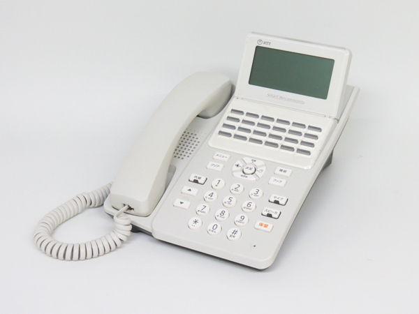 ■東仕 18年製 αA1 24ボタンスター標準電話機【A1-(24)STEL-(2)(W)】■901