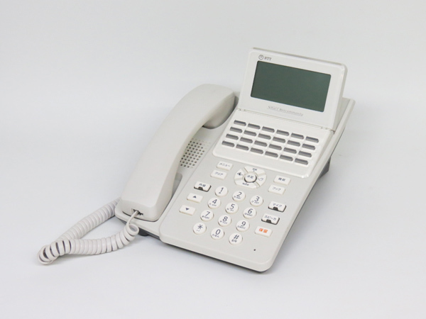 ■東仕 18年製 αA1 24ボタンスター標準電話機【A1-(24)STEL-(2)(W)】■902