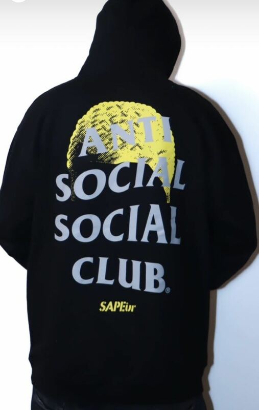 Lサイズ SAPEur Anti Social Social Club パーカー サプール 黄色