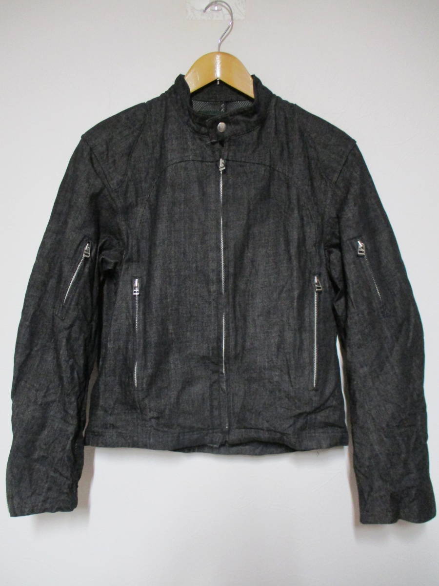 HAROLD'S GEAR ハロルズギア ブラックデニム ベンチレーション ライディングジャケット Mサイズ