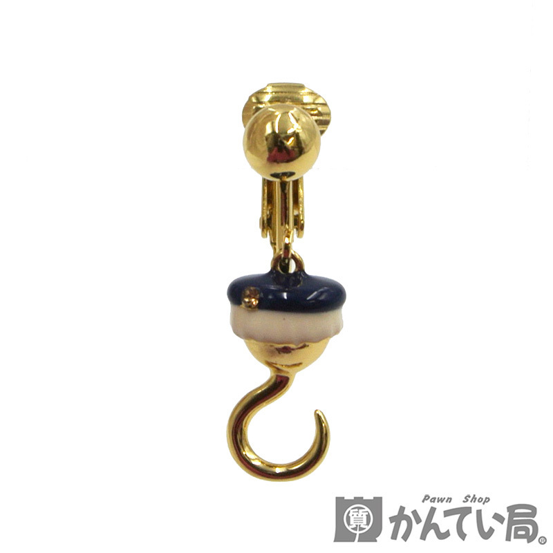 15408 Les Nereides【レネレイド】イヤリング 片耳 フック ゴールド アクセサリー 【中古】USED- AB【質屋かんてい局名古屋西店】