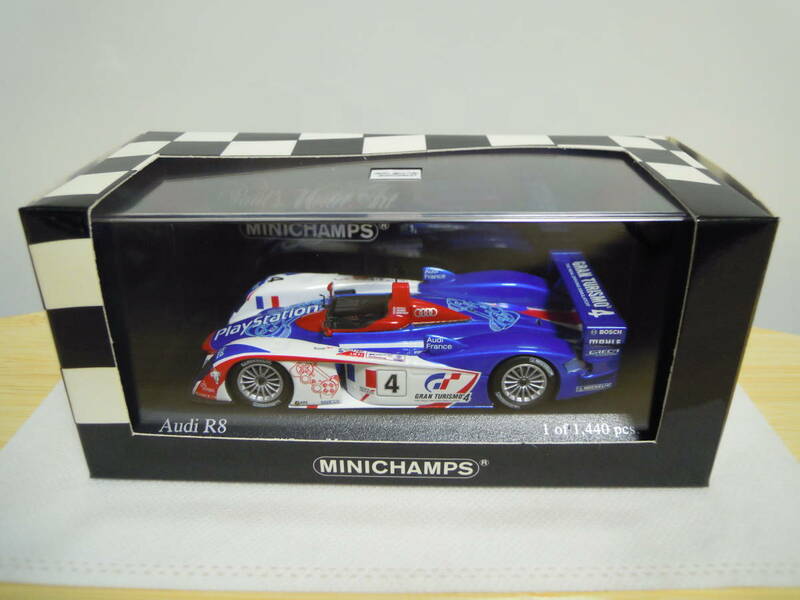1/43 アウディ Audi R8 24h Le Mans 2005 ルマン #4 400051394 プレイステーション PlayStation ミニチャンプス PMA