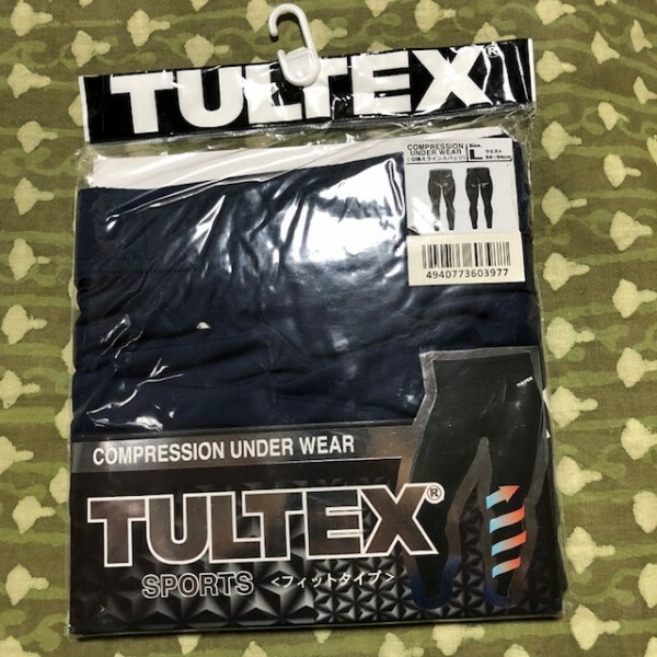 TULTEX　アンダーウェア　スパッツ　タイツ　新品未使用　ネイビー　L　フィットタイプ